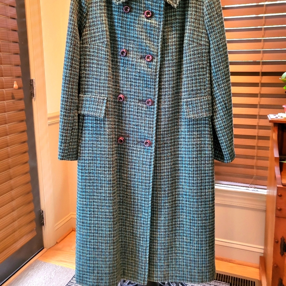 Harris tweed Scotlander wool coat